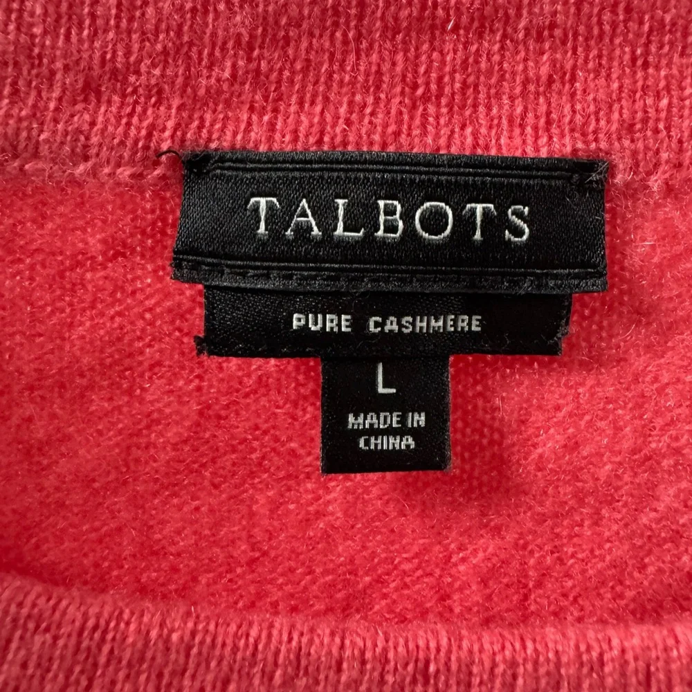 Talbots Cashmere Sweater in Coral - Picture 2 of 3